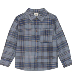 Skjorte - Check - Blå|En Fant Online