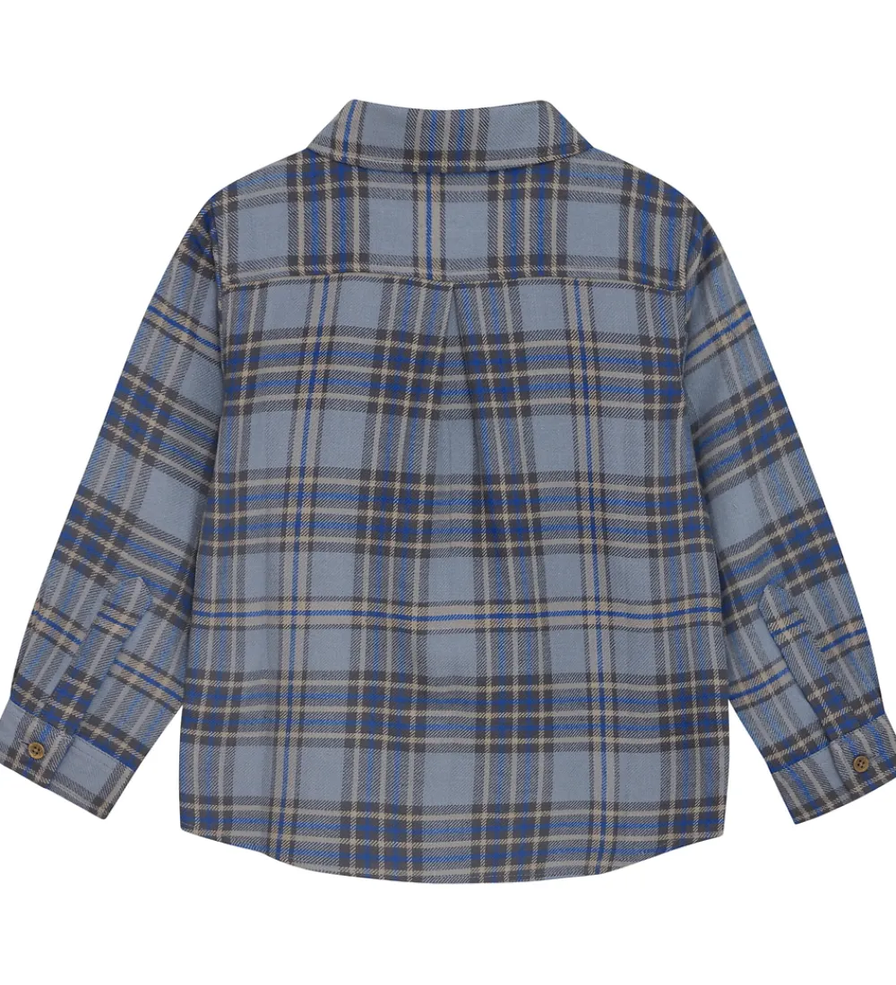 Skjorte - Check - Blå|En Fant Online