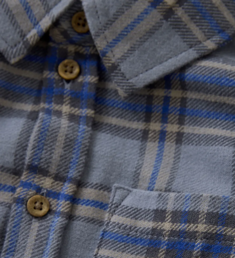 Skjorte - Check - Blå|En Fant Online