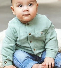 Skjorte - Musselin - Jadeite|En Fant Online