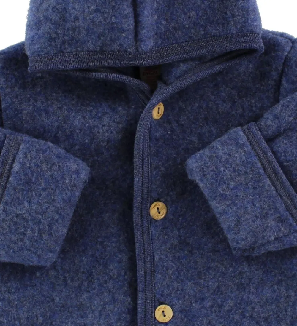 Køredragt - Uld - Blåmeleret|Engel Best