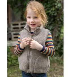 Vest - Uld - Walnut Melange|Engel Sale