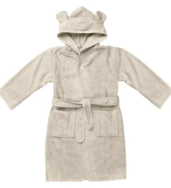 Badekåbe - Bjørn - Beige|Fabelab Sale