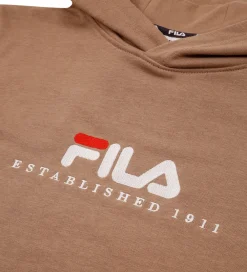 Hættetrøje - Carisio - Taupe Gray m. Logo|Fila