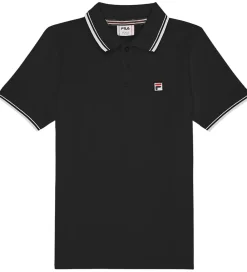 Polo - Piqué - Biella - Sort m. Logo|Fila New