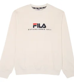 Sweatshirt - Carisio - Egret m. Logo|Fila Outlet