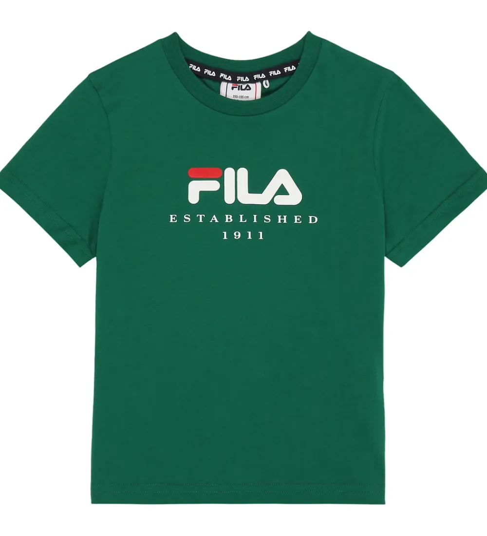 T-shirt - Benna - Green Jacket m. Logo|Fila Outlet