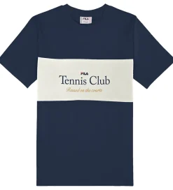 T-shirt - Torazza - Black Iris/Egret|Fila