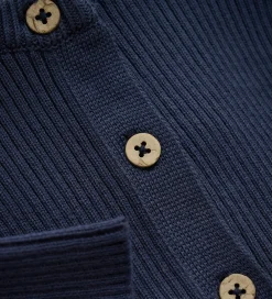 Cardigan - Strik - Indigo Blue|Fixoni