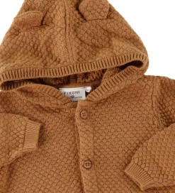 Cardigan - Strik - Lion m. Ører|Fixoni