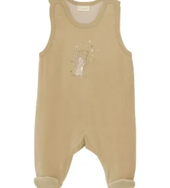 Sparkedragt m. Body l/æ - Velour - Sesame|Fixoni Discount
