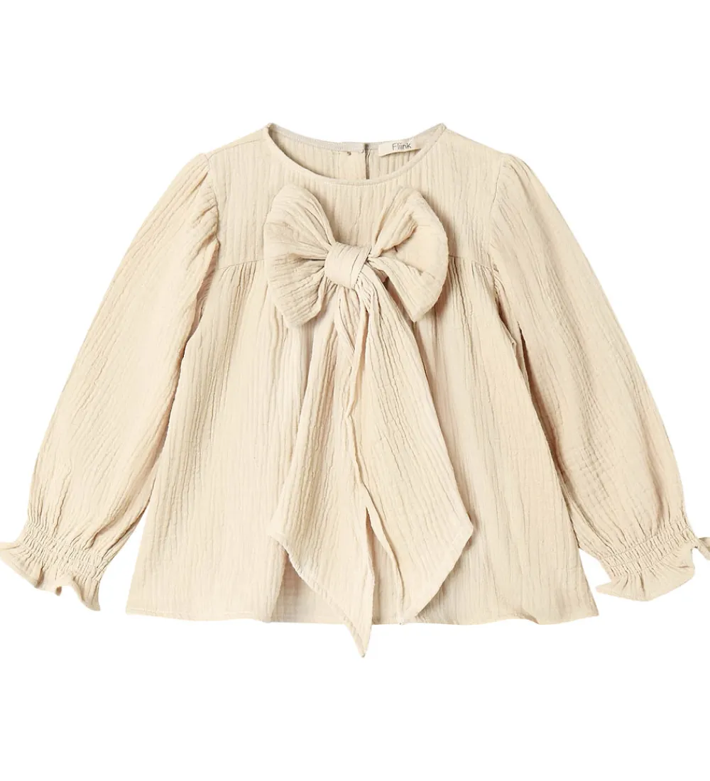 Bluse - Musselin - Paco - Sandshell|Fliink New