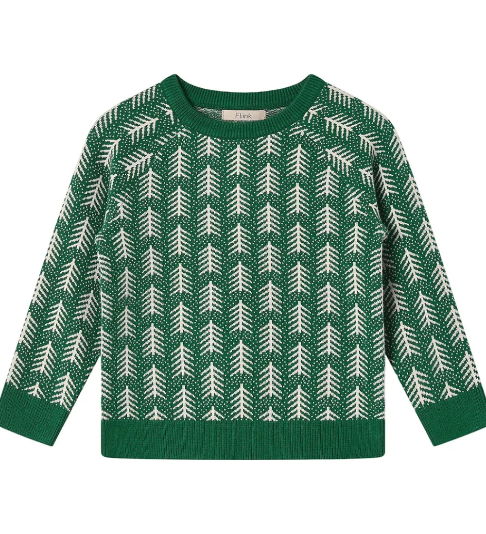 Bluse - Strik - Viskoseblanding - Benna - Hunter Green|Fliink Online