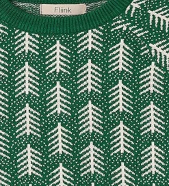 Bluse - Strik - Viskoseblanding - Benna - Hunter Green|Fliink Online