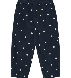 Bukser - Fløjl - Dolly - Insignia Blue AOP|Fliink Best