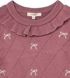 Kjole - Strik - Viskoseblanding - Alon - Ash Rose|Fliink New