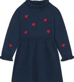 Kjole - Strik - Viskoseblanding - Benna - Insignia Blue|Fliink Hot