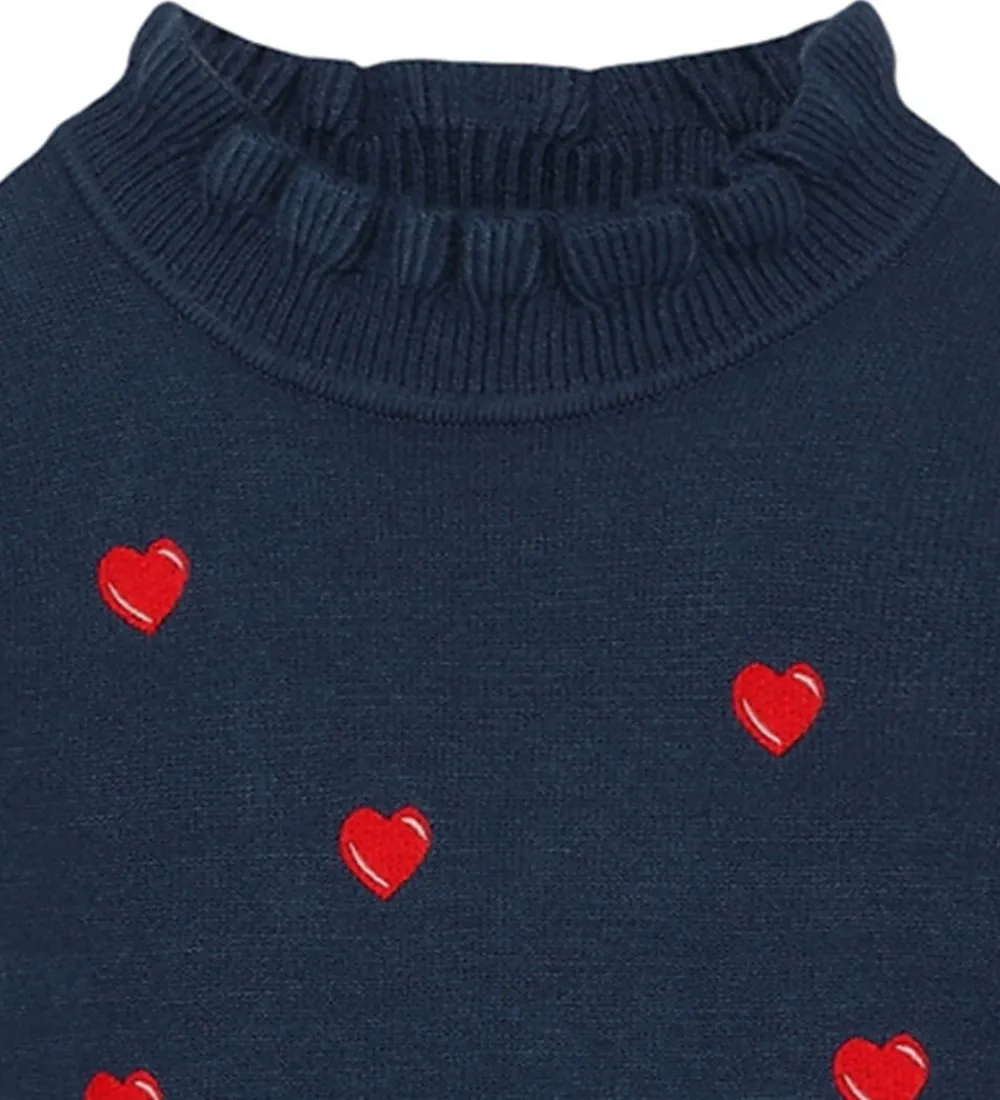 Kjole - Strik - Viskoseblanding - Benna - Insignia Blue|Fliink Hot