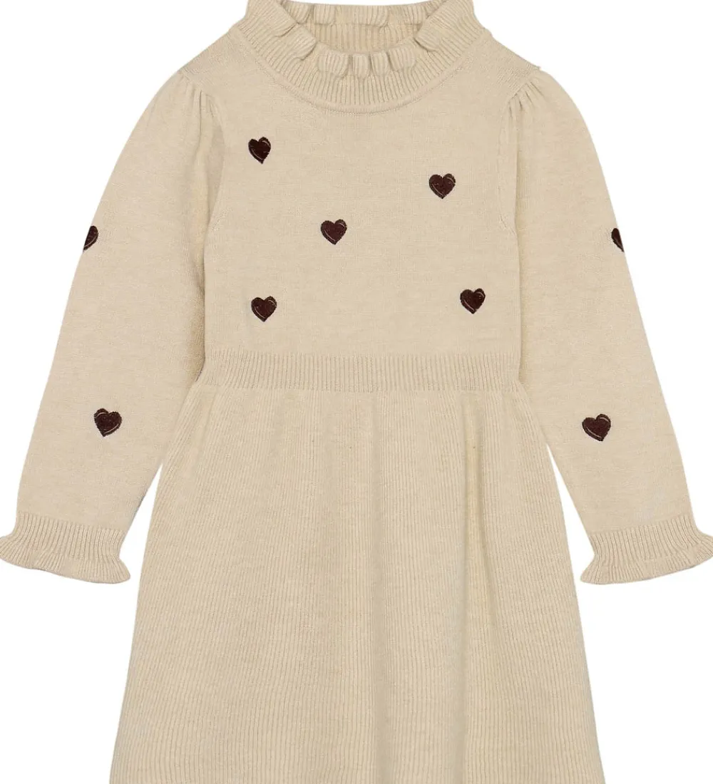 Kjole - Strik - Viskoseblanding - Benna - Sandshell|Fliink Best