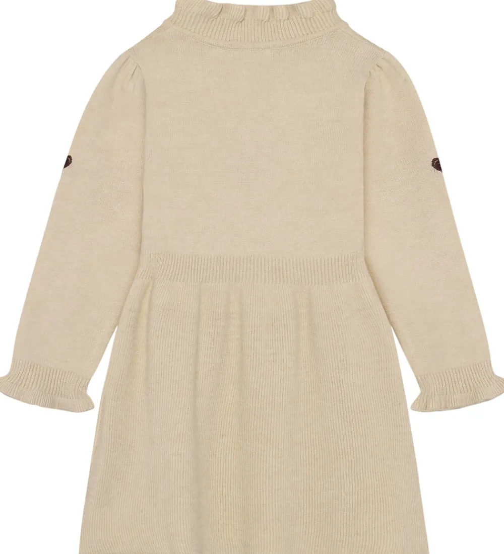 Kjole - Strik - Viskoseblanding - Benna - Sandshell|Fliink Best