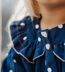 Skjorte - Fløjl - Dolly - Insignia Blue AOP|Fliink Best