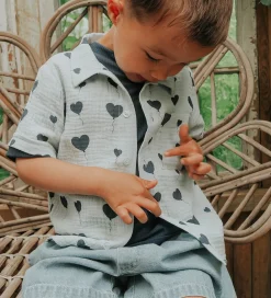 Skjorte - Love - Dream Blue|Fliink Sale