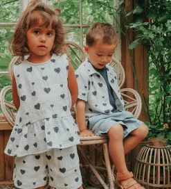 Skjorte - Love - Dream Blue|Fliink Sale