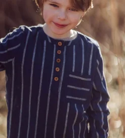 Skjorte - Vira - Insignia Blue/Sandshell|Fliink Online