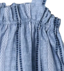 Top - Ruffle - Amie - Navy|Fliink Outlet