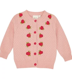 Cardigan - Strik - Aya - Warm Pink|Flöss Hot