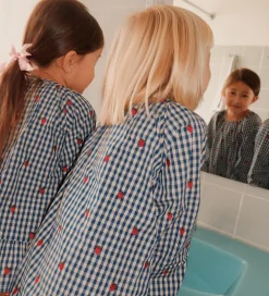 Kjole - Nolly - Berry blue check|Flöss Online