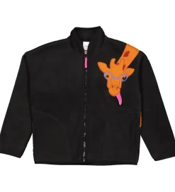 Fleecejakke - Sort m. Giraf|Freds World Clearance