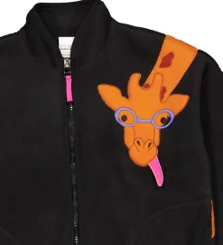 Fleecejakke - Sort m. Giraf|Freds World Clearance