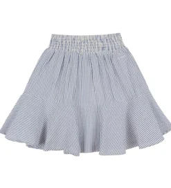 Nederdel - Striped Seersucker - Rich Blue|GANT