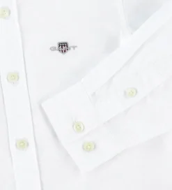 Skjorte - Shield Oxford - Hvid|GANT Outlet