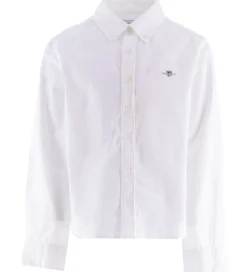 Skjorte - Shield Oxford - Hvid|GANT Outlet