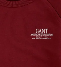 Sweatshirt - Graphic - Plumped Red|GANT Hot