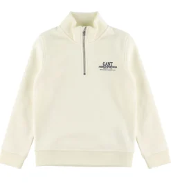 Sweatshirt - Graphic - Half Zip - Cream|GANT Hot