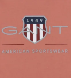 T-shirt - Faded Brick m. Logo|GANT Best