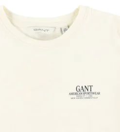 T-shirt - Graphic - Cream|GANT Online