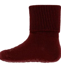 Skridsikdre Strømper - Uld - Wine Red|GoBabyGo Discount