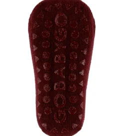 Skridsikdre Strømper - Uld - Wine Red|GoBabyGo Discount