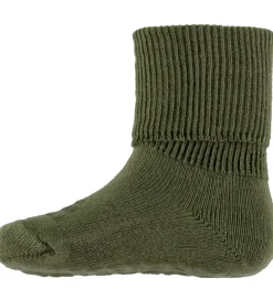Skridsikre Strømper - Bambus - Deep Lichen Green|GoBabyGo Discount