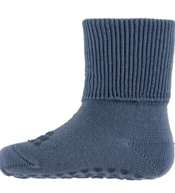 Skridsikre Strømper - Noos - Uld - Stone Blue|GoBabyGo Clearance