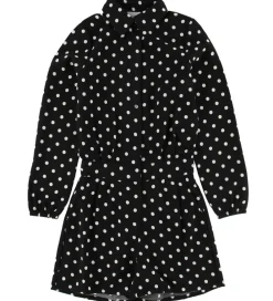 Buksedragt - Lisbeth - Sort m. Prikker|Grunt Clearance