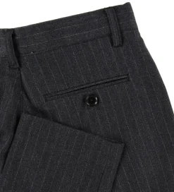 Bukser - Rick - Grå Stribet|Grunt Discount