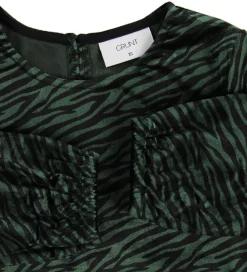 Kjole - Charlotte - Green Zebra|Grunt Online