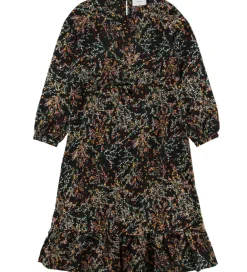 Kjole - Julle - Black Flower|Grunt