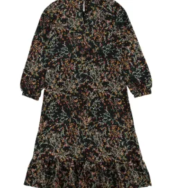 Kjole - Julle - Black Flower|Grunt