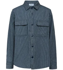 Skjorte - Dalmin - Navy/Hvidstribet|Grunt New
